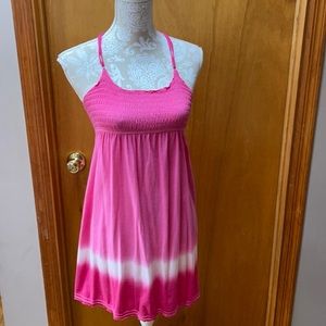 VS Pink tie dye racerback dress. Size Small